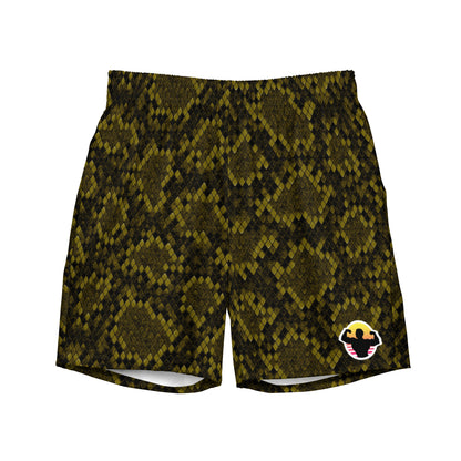 Men's Snake Skin Lined Gym Shorts