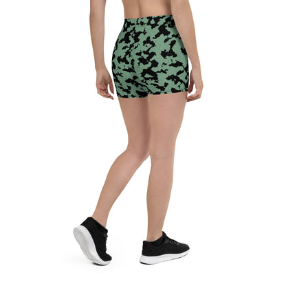 Mint Camo Shorts