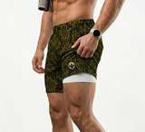 Men's Snake Skin Lined Performance Shorts