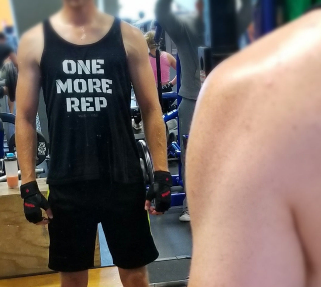 One More Rep - Mirrored Tank Top